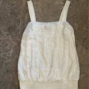 WHBM beautiful white tank